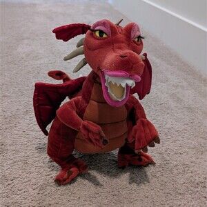 2004 Nanco Shrek 2 14" Red Dragon Donkeys Wife Plush Stuffed Animal Elizabeth